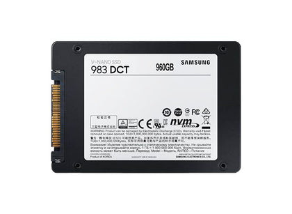 MZ-QLB960NE Samsung 983 DCT 960GB NVMe U.2 1.5GB Cache 2.5-inch Solid State Drive