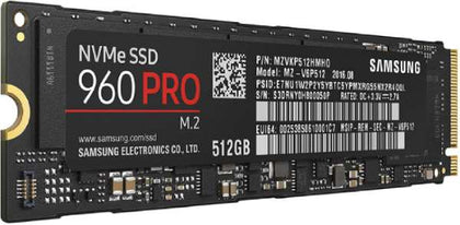 MZ-V6P512 Samsung 960 PRO Series 512GB MLC PCI Express 3.0 x4 NVMe (AES-256 / TCG Opal 2.0) M.2 2280 Solid State Drive