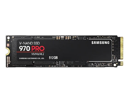 MZ-V7P512 Samsung 970 PRO 512GB MLC PCI Express 3.0 x4 NVMe M.2 2280 Solid State Drive