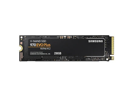 MZ-V7S250BW Samsung 970 EVO Plus 250GB MLC M.2 2280 PCI-Express Gen 3.0 x4, NVMe 1.3 Solid State Drive