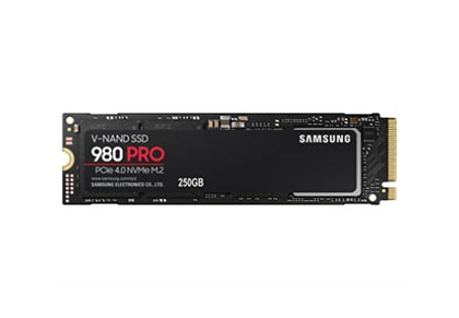 MZ-V8P250BW Samsung 980 PRO 250GB MLC M.2 2280 PCI-Express Gen 4.0 x4, NVMe 1.3c Solid State Drive