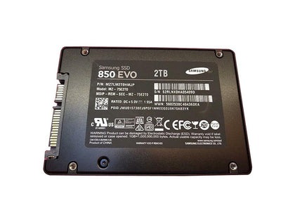 MZ7LM2T0HMJP Samsung 850 Evo 2TB SATA-III 2.5-Inch Solid State Drive