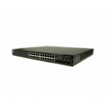 N4936 Dell PowerConnect 6224P 24-Port Layer 3 Gigabit PoE Switch with Rack Ears
