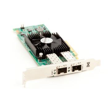 0CG7YT | Dell Dual Port Fiber 10GB SFP+ PCI-e x8 Fibre Over Ethernet Adapter by Emulex
