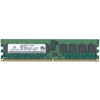 NLD127R21203F-D32KNA | Netlist 1GB PC2-3200 ECC Registered DDR2-400MHz CL3 240-Pin DIMM 1.8V Single Rank Memory