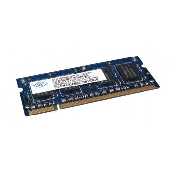 NT1GT64UH8C0FN-3C | Nanya 1GB PC2-5300 non-ECC Unbuffered DDR2-667MHz CL5 200-Pin SODIMM 1.8V Dual Rank Memory