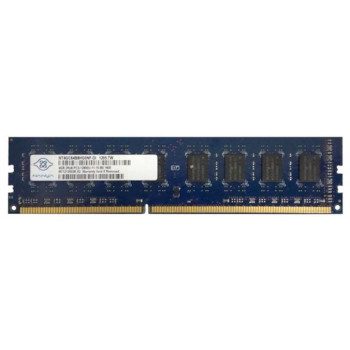 NT4GC64B8HG0NF-DI | Nanya 4GB PC3-12800 non-ECC Unbuffered DDR3-1600MHz CL11 240-Pin DIMM 1.35V Low Voltage Dual Rank Memory
