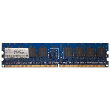 NT512T64U88A0BY-37B | Nanya 512MB PC2-4200 non-ECC Unbuffered DDR2-533MHz CL4 240-Pin DIMM 1.8V Memory