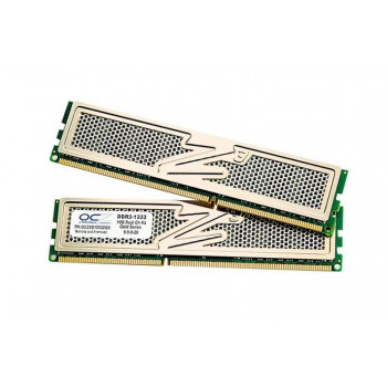 OCZ3G13332GK | OCZ 2GB Kit (2 X 1GB) PC3-10600 non-ECC Unbuffered DDR3-1333MHz CL9 240-Pin DIMM 1.35V Low Voltage Memory