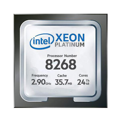 P05758-B22 HPE 2.90GHz 24-Core 36MB Cache Socket LGA3647 Intel Xeon Platinum 8268 Processor for XL230k G10 Server