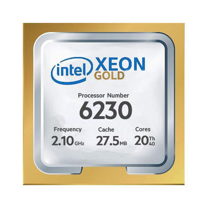 P10324-B21 HPE 2.10GHz 20-Core 27.5MB L3 Cache Socket LGA3647 Intel Xeon Gold 6230 Processor for XL1x0r G10 Server