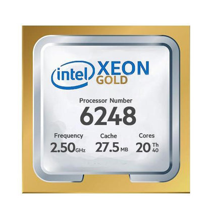 P11138-B21 HPE 2.50GHz 20-Core 27.5MB Cache Socket LGA3647 Intel Xeon Gold 6248 Processor for DL160 G10 Server