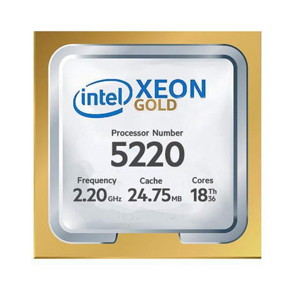 P11155-B21 HPE 2.20GHz 18-Core 24.75MB Cache Socket LGA3647 Intel Xeon Gold 5220 Processor for DL180 G10 Server
