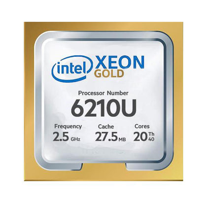 P11163-B21 HPE 2.50GHz 20-Core 27.5MB Cache Socket FCLGA3647 Intel Xeon Gold 6210U Processor for DL180 G10 Server