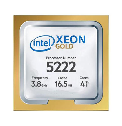 P11646-B21 HPE 3.80GHz 4-Core 16.5MB Cache Socket LGA3647 Intel Xeon Gold 5222 Processor for XL230k G10 Server