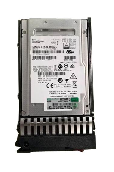 P13012-001 HPE 1.92TB SAS 12Gbps Read Intensive Modular Smart Array 2.5-Inch Solid State Drive