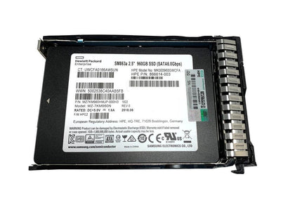 P13299-B21 HPE 960GB SATA 6Gbps Mixed Use 2.5-Inch Solid State Drive with Smart Carrier