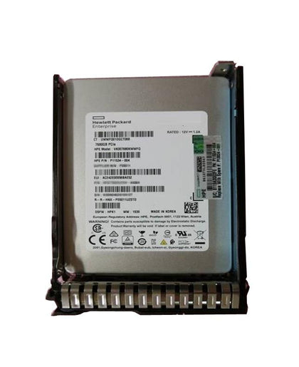 P13834-001 HPE 7.68TB PCI Express x4 NVMe Read Intensive 2.5-Inch Solid State Drive with Smart Carrier