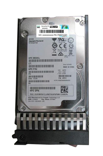 P17182-001 HP 8TB 7200RPM SAS 12Gbps Hot-Swappable 3.5-inch Hard Drive