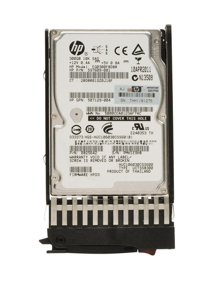 P40430-B21 HP 300GB 10000RPM SAS 12Gbps Mission Critical Basic Carrier 2.5-inch Hard Drive