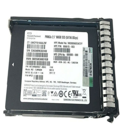 P44012-S21 HPE PM897 960GB SATA 6Gbps Mixed Use 2.5-Inch BC Solid State Drive for G10+ Server