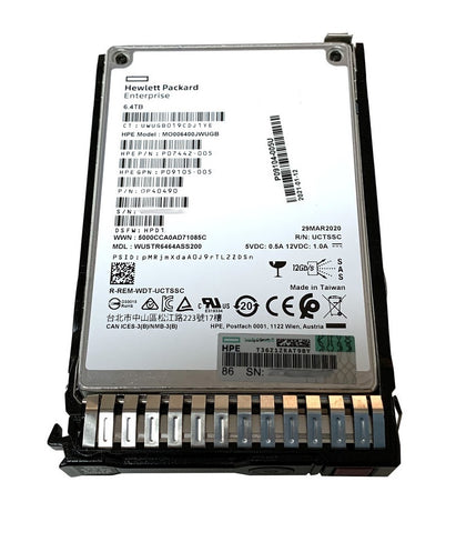 P49057-S21 HPE 6.4TB SAS 24Gbps Mixed Use 2.5-Inch BC Solid State Drive for G10+ Server