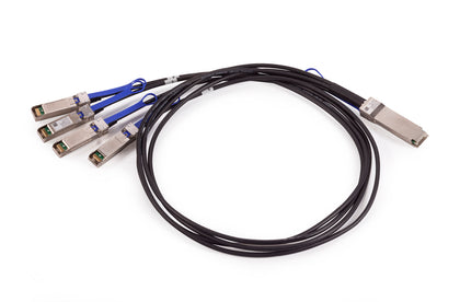 MCP7F00-A002 | Mellanox LinkX Passive Copper Hybrid ETH Network Cable SFP28 (M) to QSFP28 (M) 2 m SFF-8402/SFF-8665/SFF-8431/SFF-8432/IEEE 802.3bj/IEEE P802.3by passive Black
