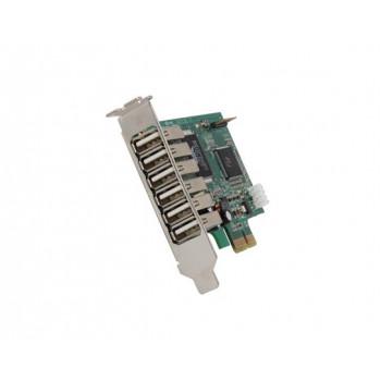 PEXUSB7LP | StarTech OneConnect 7 Port PCI Express Low Profile HIGH SPEED USB 2.0 Adapter Card - 6 X TYPE A FEMALE USB 2.0 USB External
