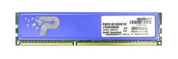 PSD31G133381H Patriot 2GB (2x1GB) DDR3 Non ECC PC3-10600 1333Mhz Memory