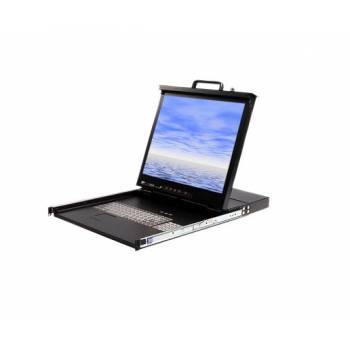 RACKCONS1908 | StarTech 19-inch LCD Console with Integrated 8-Port KVM Switch