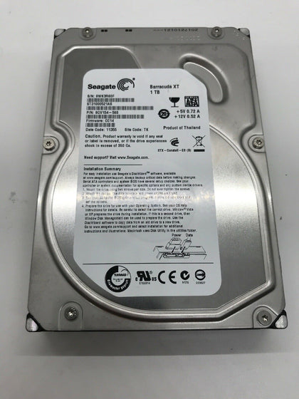 9GV154-568 Seagate Barracuda XT 1TB 7200RPM SATA 3Gbps 32MB Cache 3.5-inch Internal Hard Drive