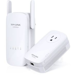 TL-WPA8630 KIT V2 | TP-Link TL-WPA8630 KIT V2 bridge 3-Port Switch GigE HomePlug AV (HPAV) 2.0 IEEE 1901 802.11a/b/g/n/ac Dual Band wall-pluggable