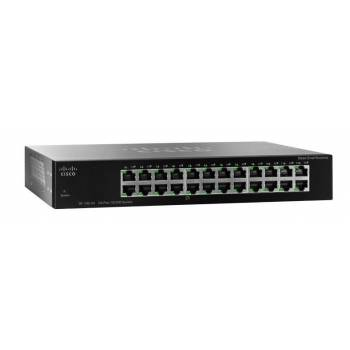 SF10024 Cisco 100 Series 24-Ports 10/100Mbps Fast Ethernet 1U Rack-mountable Unmanaged Switch