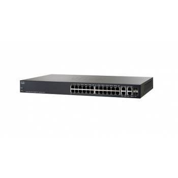 SG300-28PP-K9-NA Cisco 28-Port 10/100/1000 (PoE+) Layer-3 Managed Gigabit Ethernet Switch Rack-Mountable