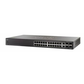 SG500X-24P Cisco SG500X 24-Port 10/100/1000Mbps PoE 4 x 10 Gigabit SFP+ Stackable Managed Switch