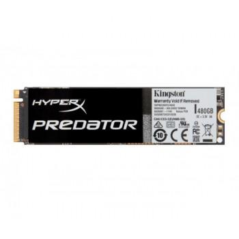 SHPM2280P2/480G | Kingston HyperX Predator 480GB MLC PCI Express 2.0 M.2 2280 Solid State Drive