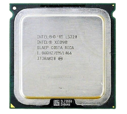 SLAEP Intel Xeon L5320 Quad Core 1.86GHz 1066MHz FSB 8MB L2 Cache Socket PLGA771 Processor