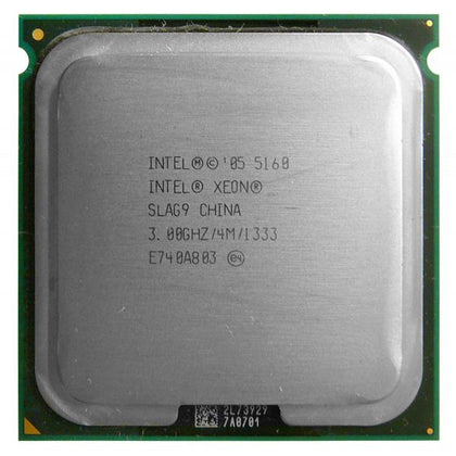 SLAG9 Intel Xeon 5160 Dual Core 3.00GHz 1333MHz FSB 4MB L2 Cache Socket LGA771 Processor