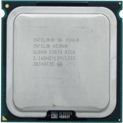 SLBBA Intel Xeon X5460 Quad-Core 3.16GHz 1333MHz FSB 12MB L2 Cache Socket LGA771 Processor