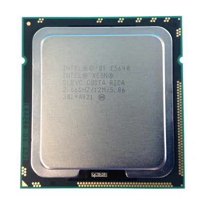 SLBVC Intel Xeon E5640 Quad-Core 2.66GHz 5.86GT/s QPI 12MB L3 Cache Socket LGA1366 Processor