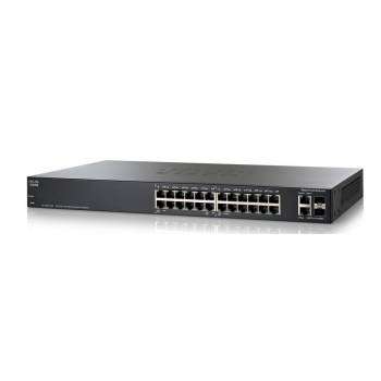 SLM224PT Cisco SF200-24P 24-Port 10/100Mbps PoE Smart Switch
