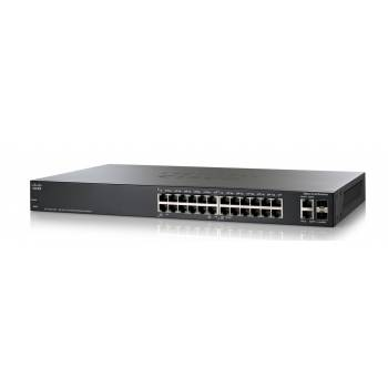 SLM224PT-NA Cisco SF200-24P 26-Ports Manageable 12 x PoE 12 x RJ-45