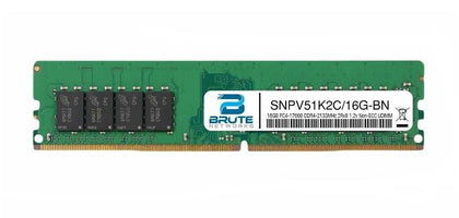 SNPV51K2C/16G | Dell 16GB PC4-17000 non-ECC Unbuffered DDR4-2133MHz CL15 288-Pin DIMM 1.2V Dual Rank Memory