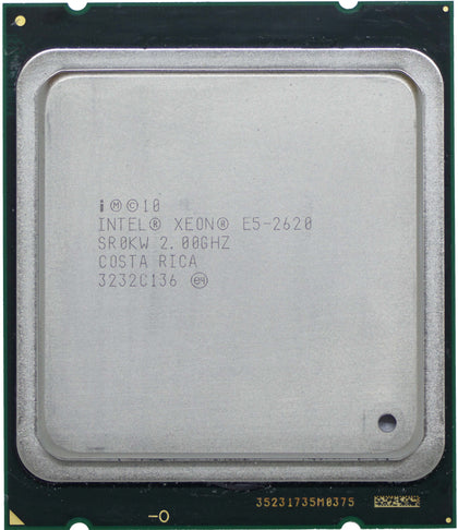 SR0KW Intel Xeon E5-2620 6 Core 2.00GHz 7.20GTs QPI 15MB L3 Cache Socket LGA2011 Processor