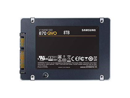 MZ-77Q8T0B Samsung 870 QVO 8TB SATA 6Gbps V-NAND 2.5-Inch Solid State Drive