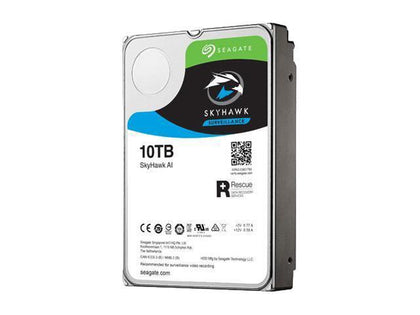 ST10000VE001 Seagate Skyhawk AI 10TB 7200RPM SATA 6Gbps 3.5-inch Hard Drive