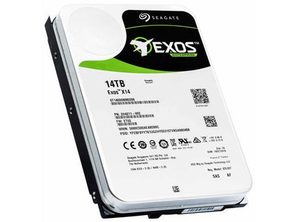 ST14000NM0288 Seagate Exos x14 14TB 7200RPM SAS 12Gbps 256MB Cache 3.5-inch Hard Drive