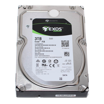 ST3000NM003A Seagate Exos 7E8 3TB 7200RPM SAS 12Gbps 256MB Cache 512n 3.5-inch Hard Drive
