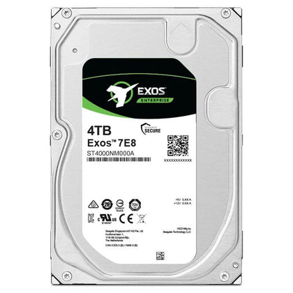 ST4000NM010A Seagate Exos 7E8 4TB 7200RPM SATA 6Gbps 256MB Cache 512e 3.5-inch Hard Drive