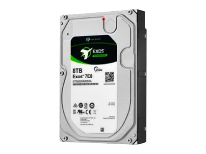ST8000NM008A Seagate Exos 7E8 8TB 7200RPM SATA 6Gbps 256MB Cache 512n 3.5-inch Hard Drive